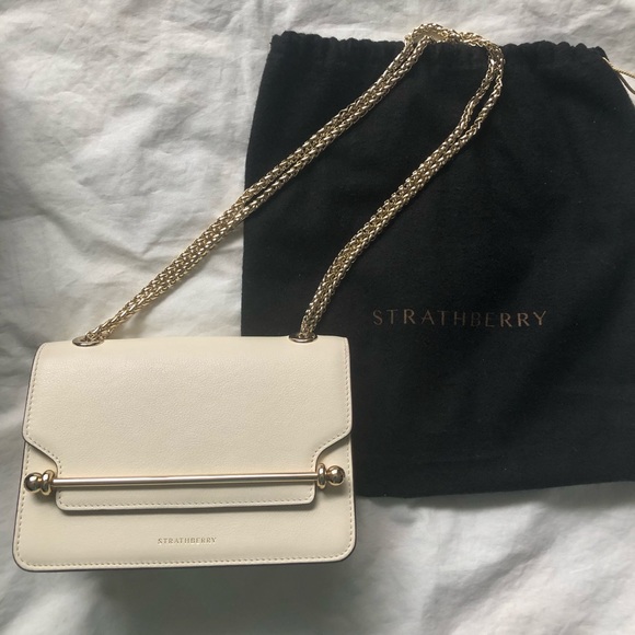 Strathberry Handbags - Strathberry East West mini chain shoulder bag